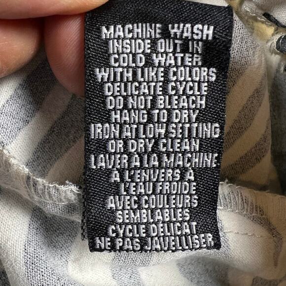 Nicole Miller Zebra Print High Rise Belted Pants 30” Inseam Size M - Picture 8 of 9